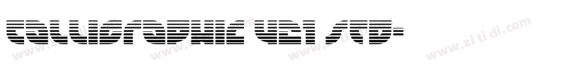 Calligraphic 421 Std字体转换